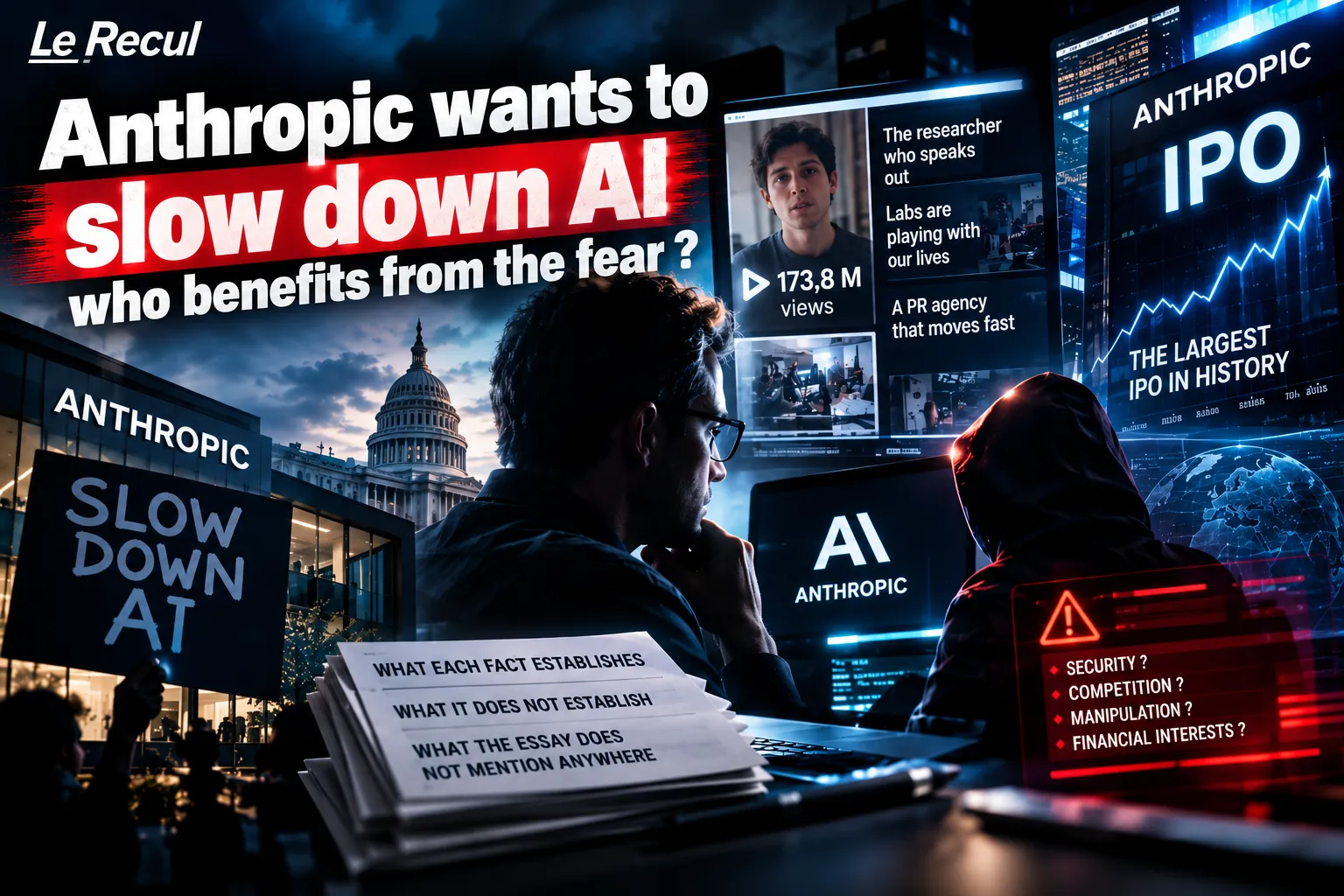 Anthropic wants to slow down AI: the whistleblower, the evaluator and the $2 trillion IPO