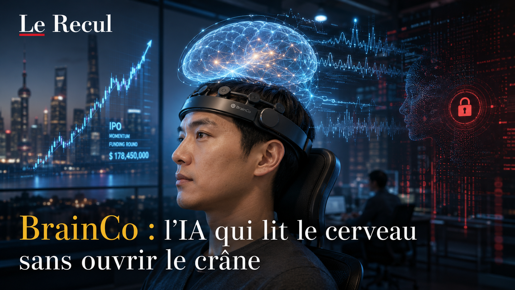 BrainCo, la start-up chinoise qui lit le cerveau sans chirurgie : la technologie, l'argent, et l'enquête qui inquiète Washington