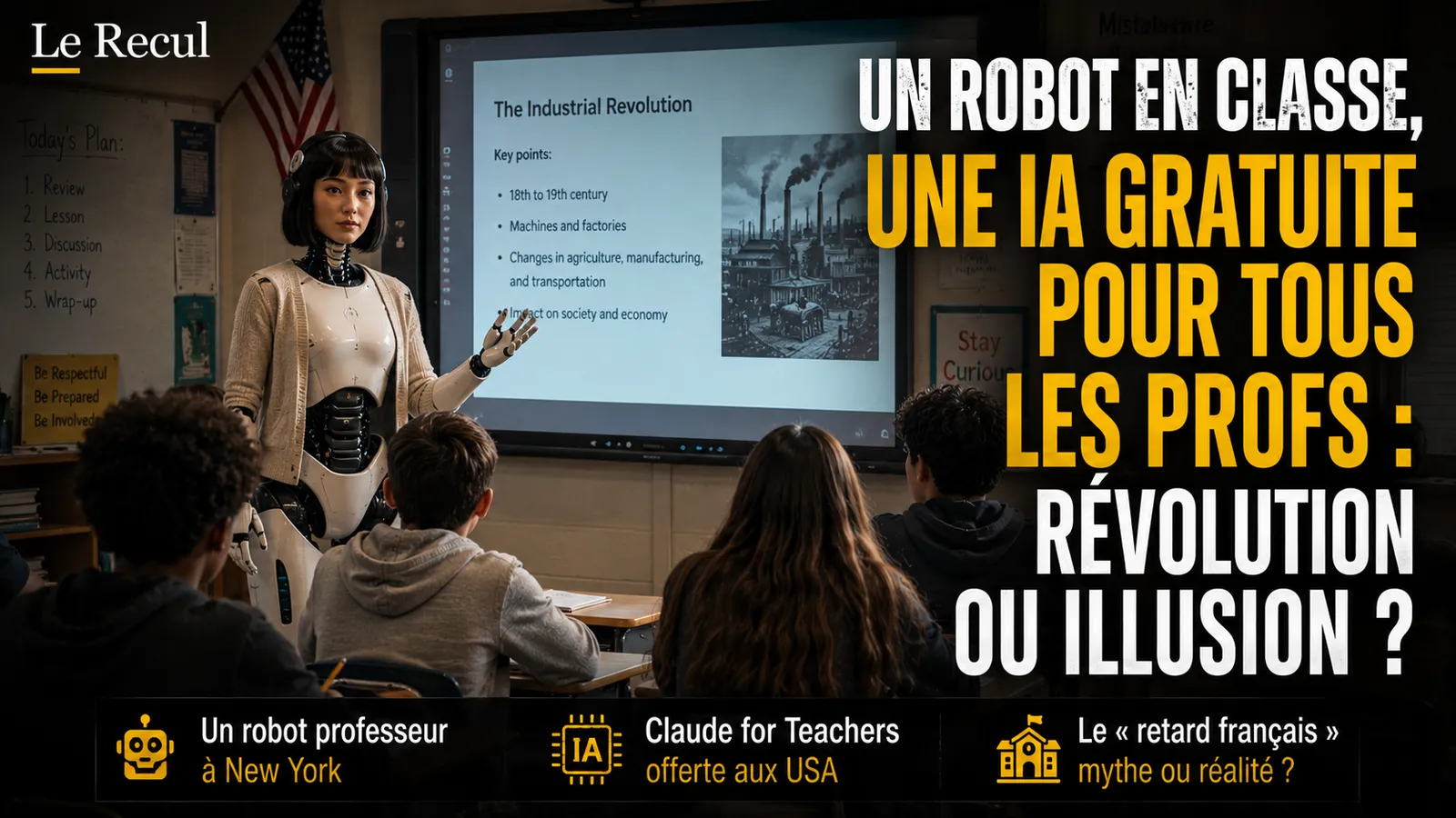 Claude débarque gratuitement dans les classes américaines : la France a-t-elle vraiment raté le coche ?