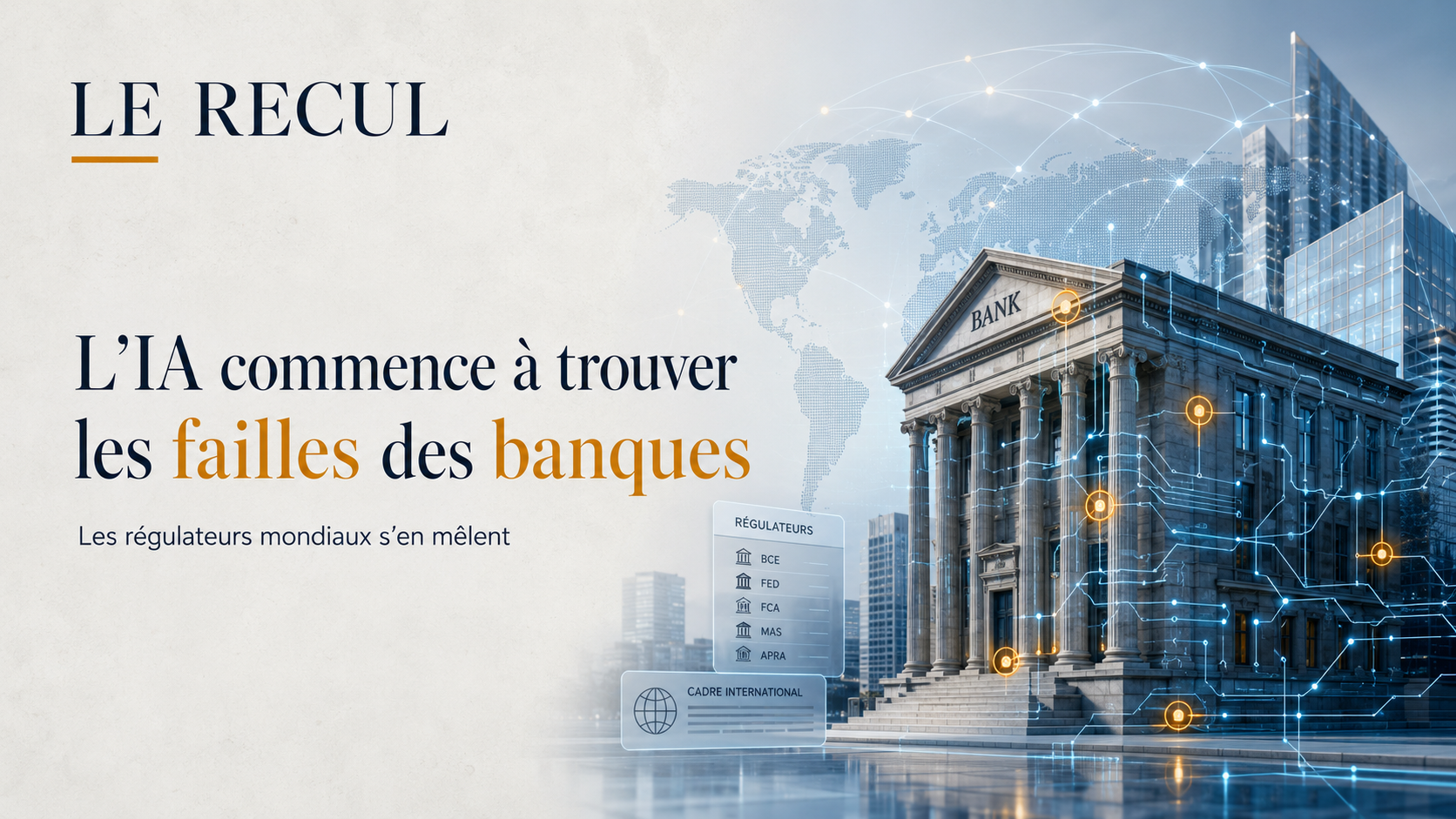 L’IA commence à trouver les failles des banques : les régulateurs mondiaux s’en mêlent