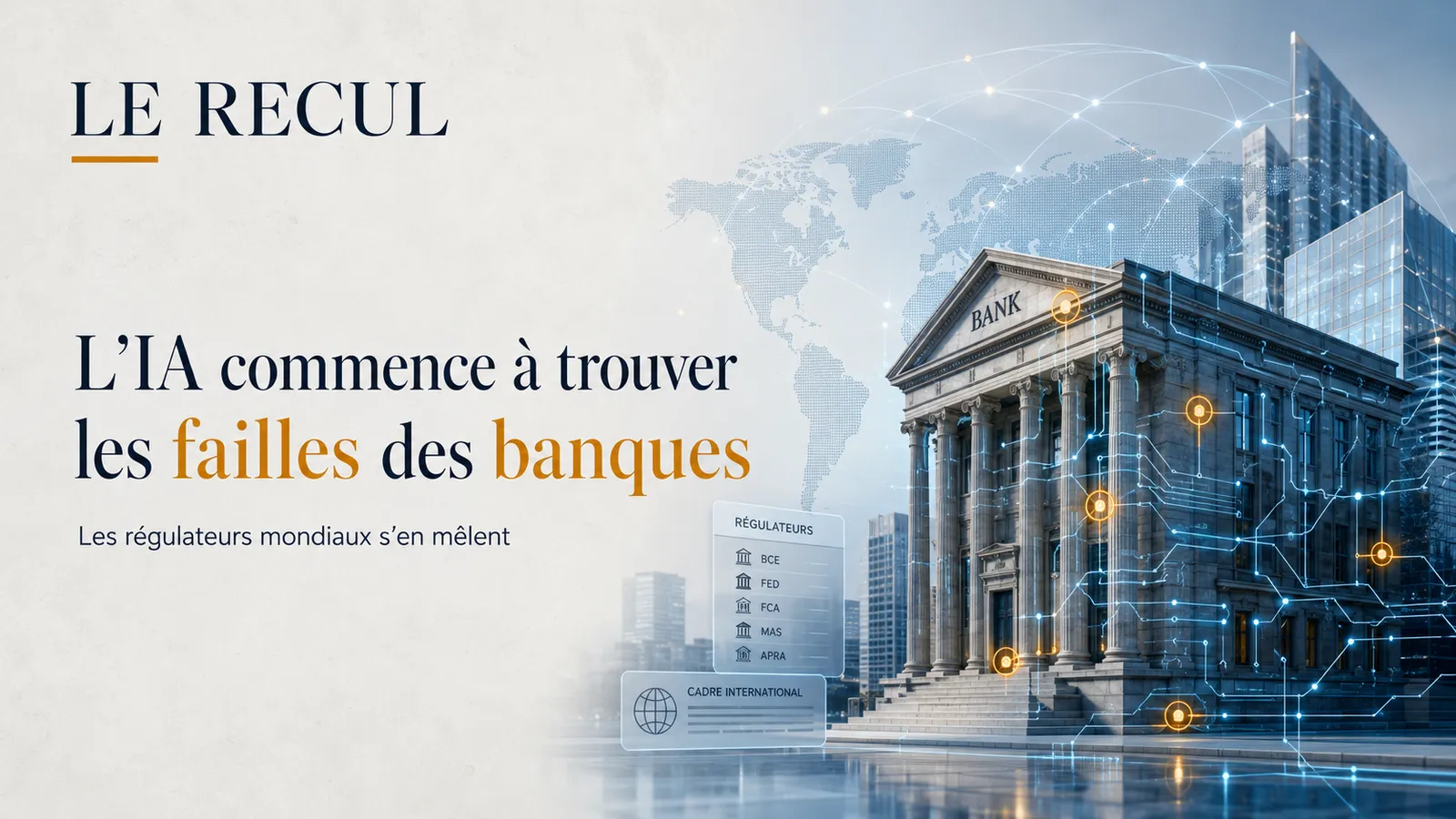 L’IA commence à trouver les failles des banques : les régulateurs mondiaux s’en mêlent