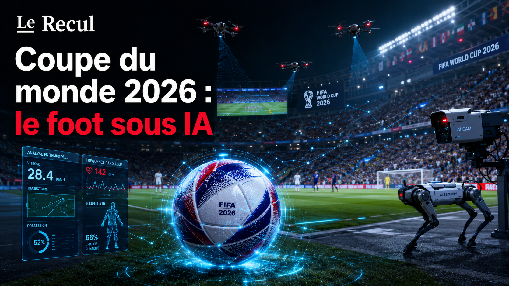 Coupe du monde 2026 : l’IA entre sur le terrain… et dans vos données