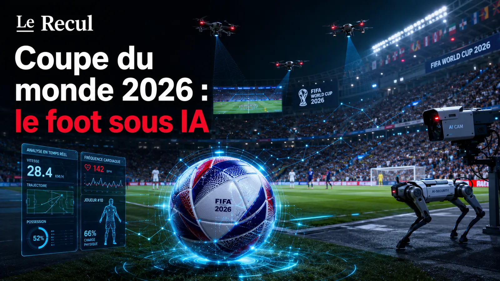 Coupe du monde 2026 : l’IA entre sur le terrain… et dans vos données