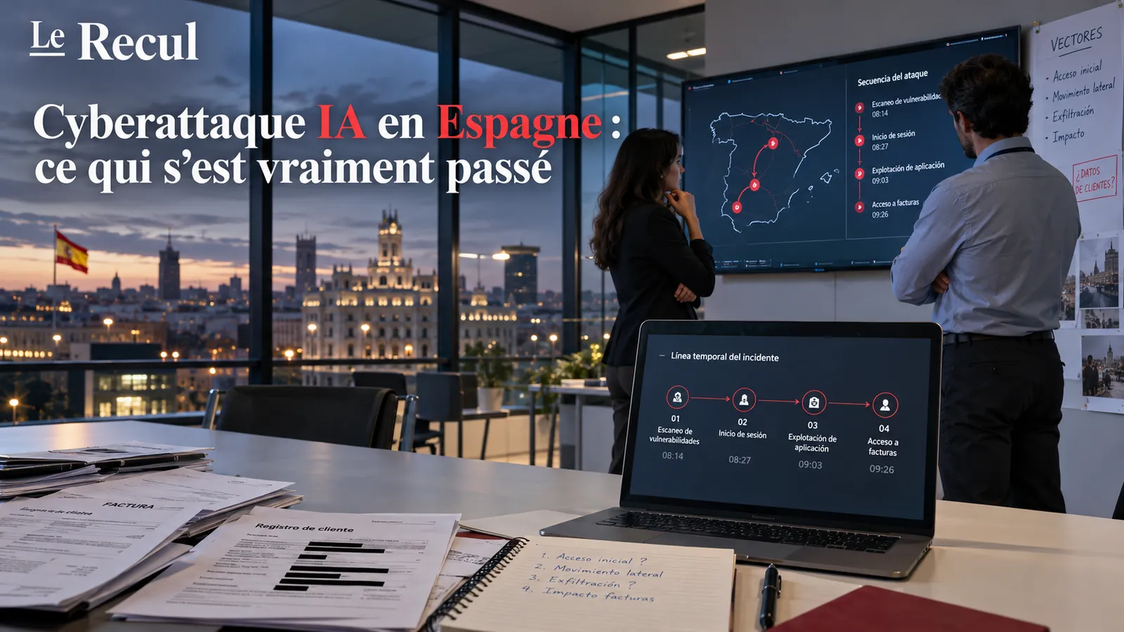 Un agent IA a piraté une organisation en Espagne : ce que l'on sait vraiment, et pourquoi la France est concernée