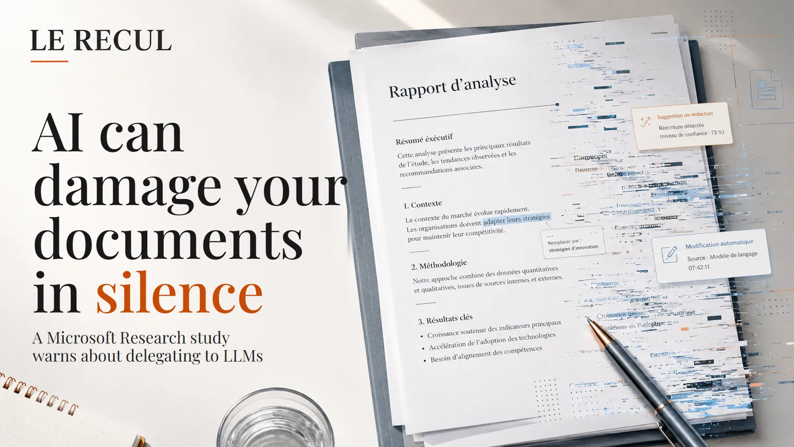 AI can damage your documents in silence: Microsoft has just measured it