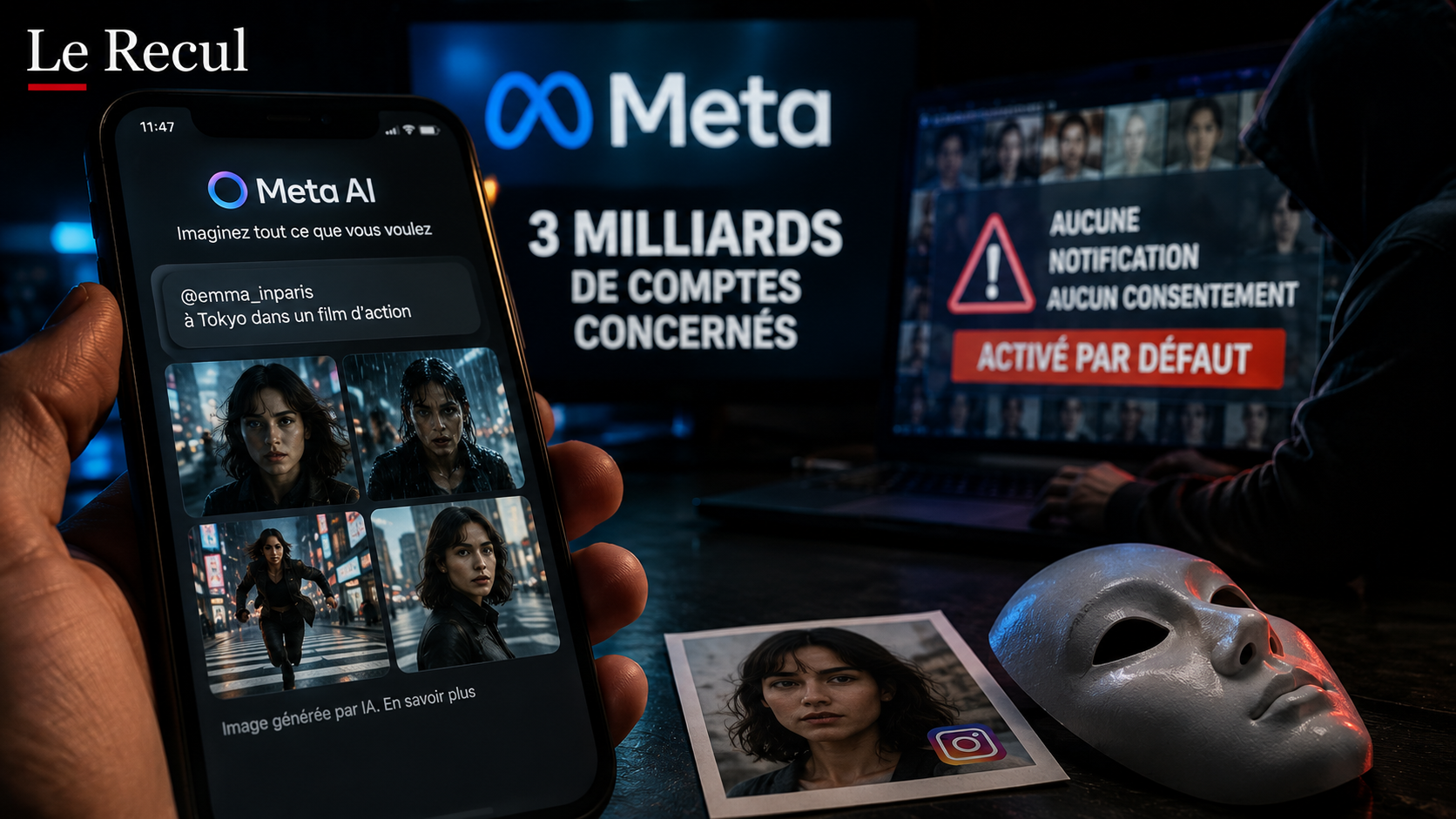 Muse Image : Meta a permis à n'importe qui de fabriquer un deepfake avec vos photos Instagram, sans vous prévenir