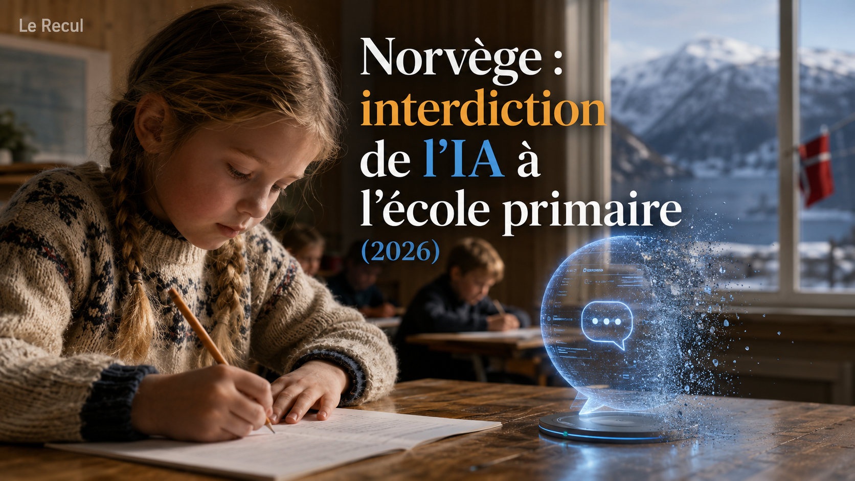 La Norvège interdit l'IA à l'école primaire : protéger les enfants ou freiner l'inévitable ?