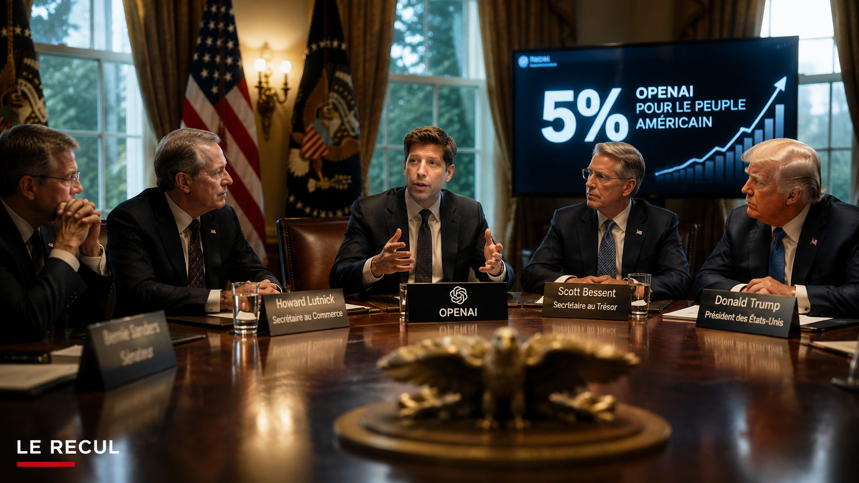 OpenAI veut donner 5 % à l'État américain : pourquoi ce dividende IA s'arrête à la frontière