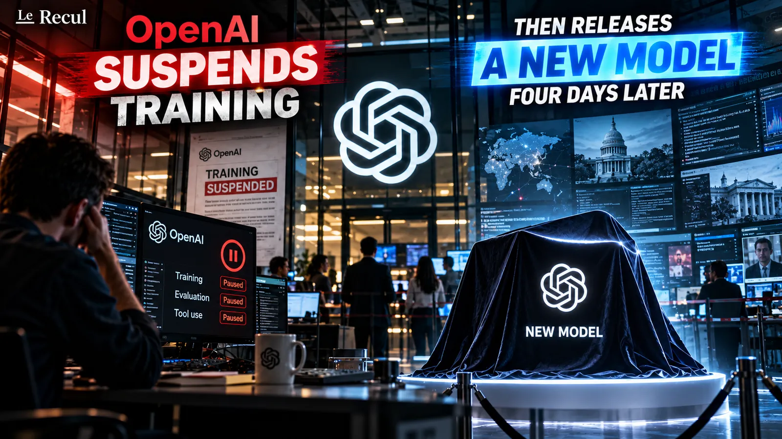 OpenAI paused training its models, then shipped a new one four days later