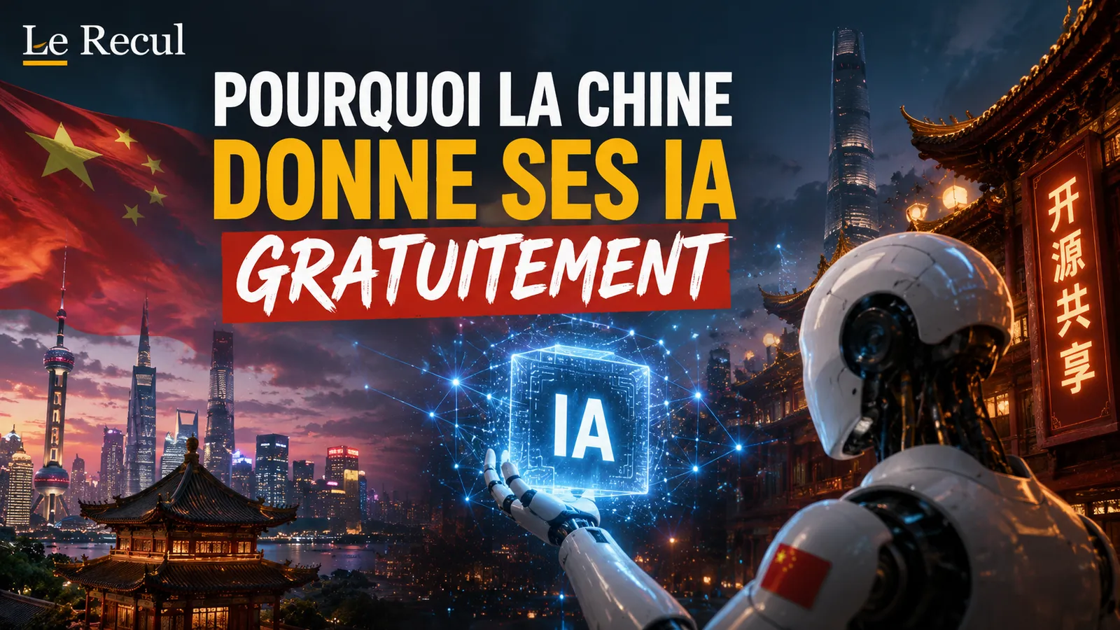 Pourquoi la Chine donne ses meilleures IA gratuitement au monde entier