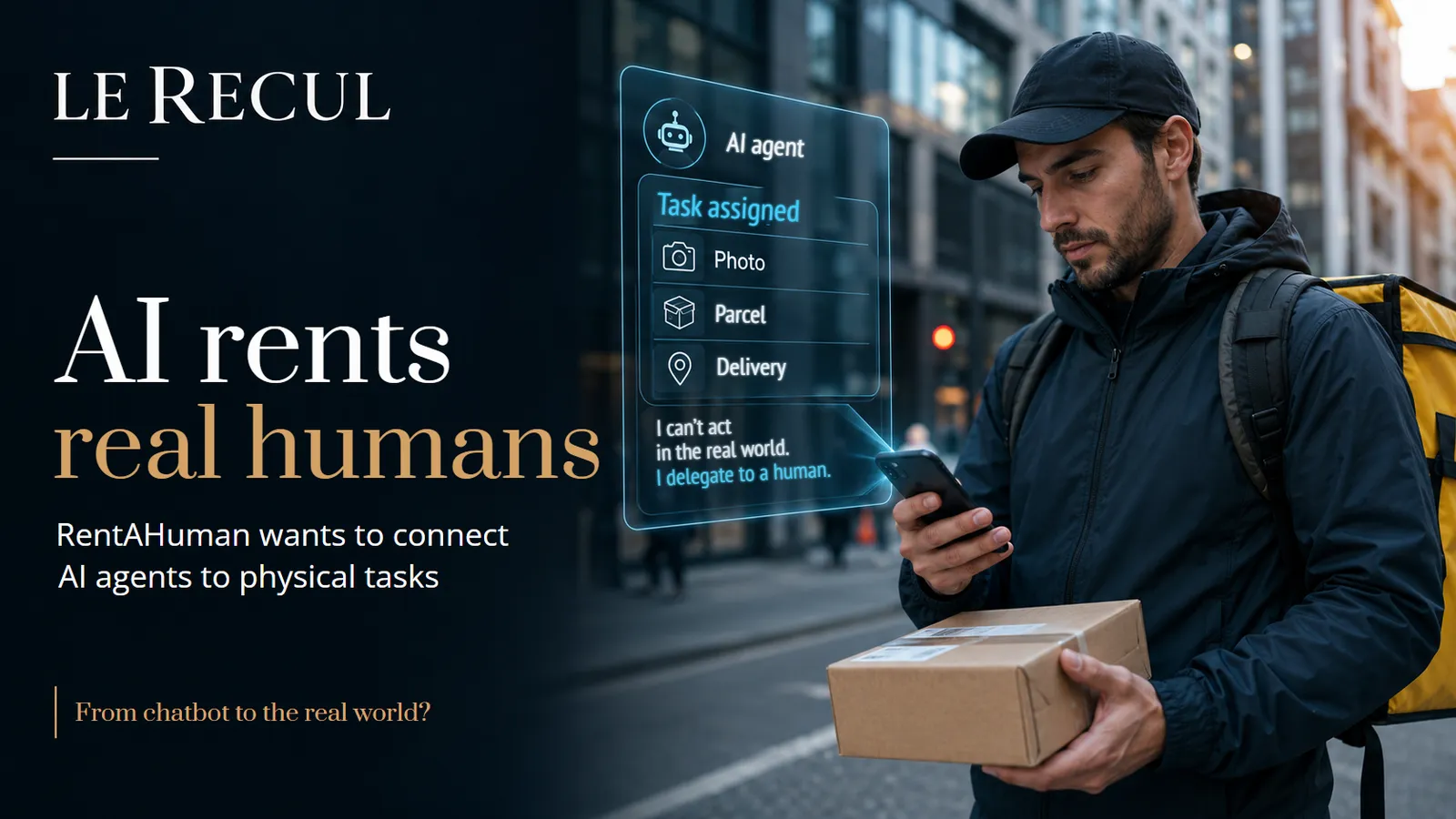 RentAHuman: AI can't act in the real world, so it rents humans