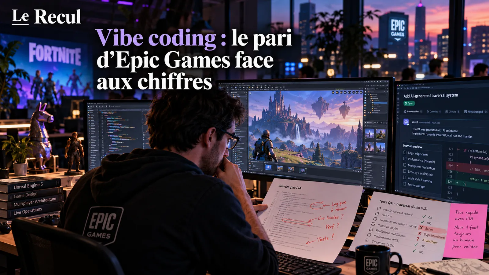 « Plus de code écrit à la main » : Epic Games mise tout sur le vibe coding, les mesures indépendantes trouvent un gain bien plus modeste