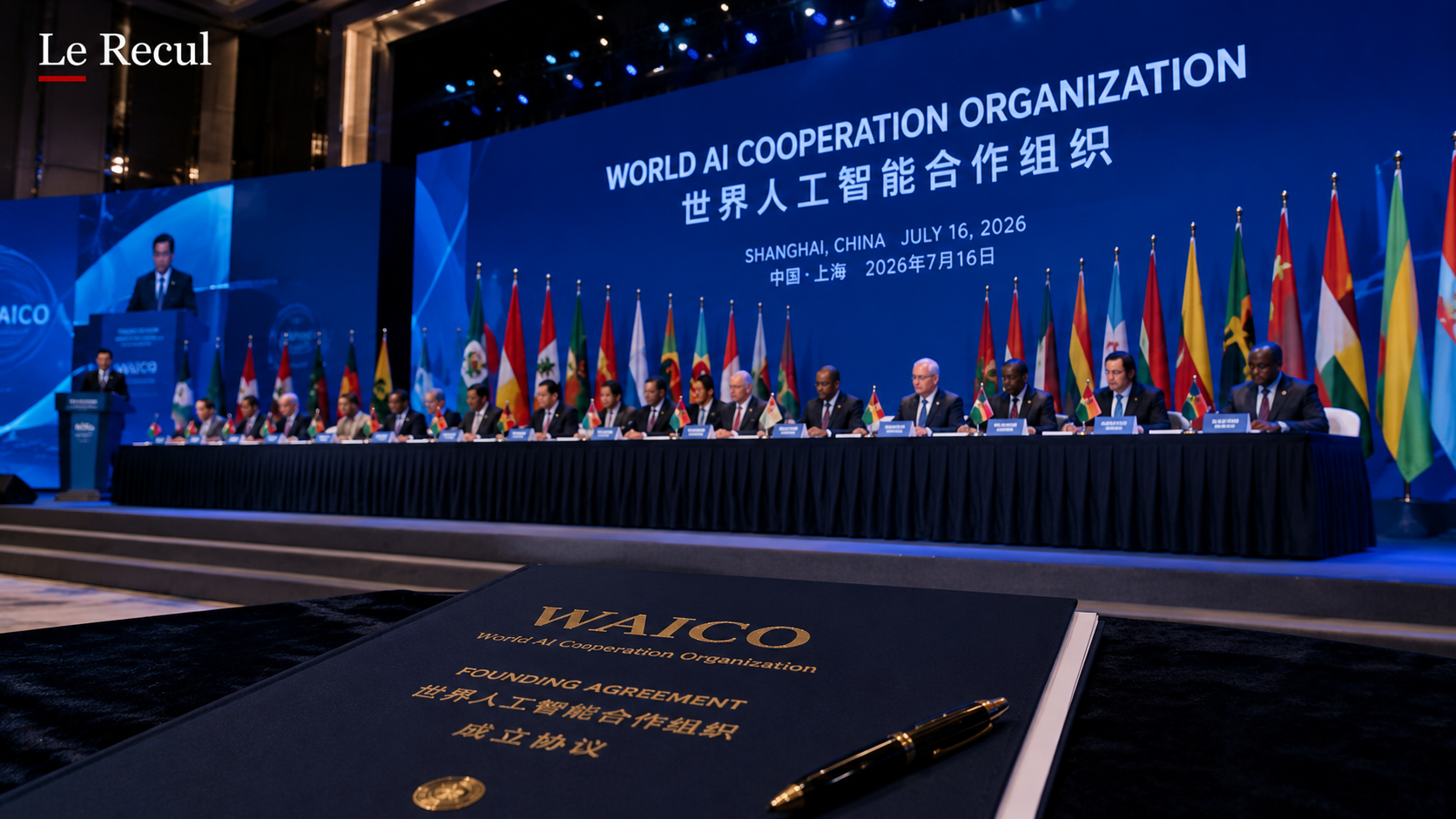 WAICO : la Chine se donne une organisation mondiale de l'IA — 29 pays, et encore aucune règle publiée