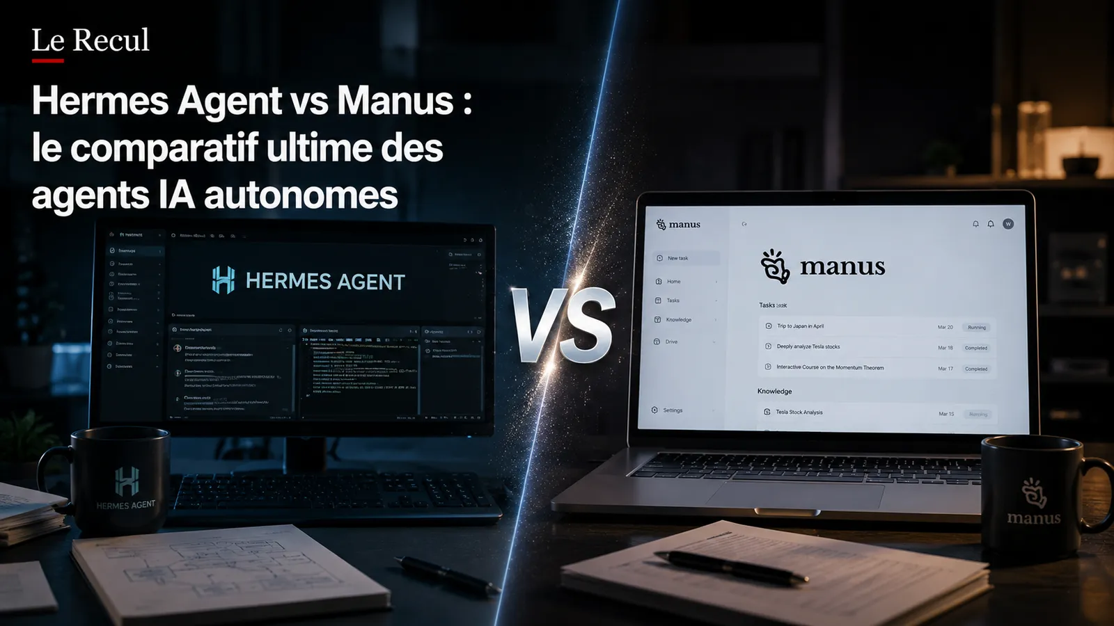 Hermes Agent contre Manus : l'agent gratuit face au concurrent que Pékin a empêché Meta de racheter